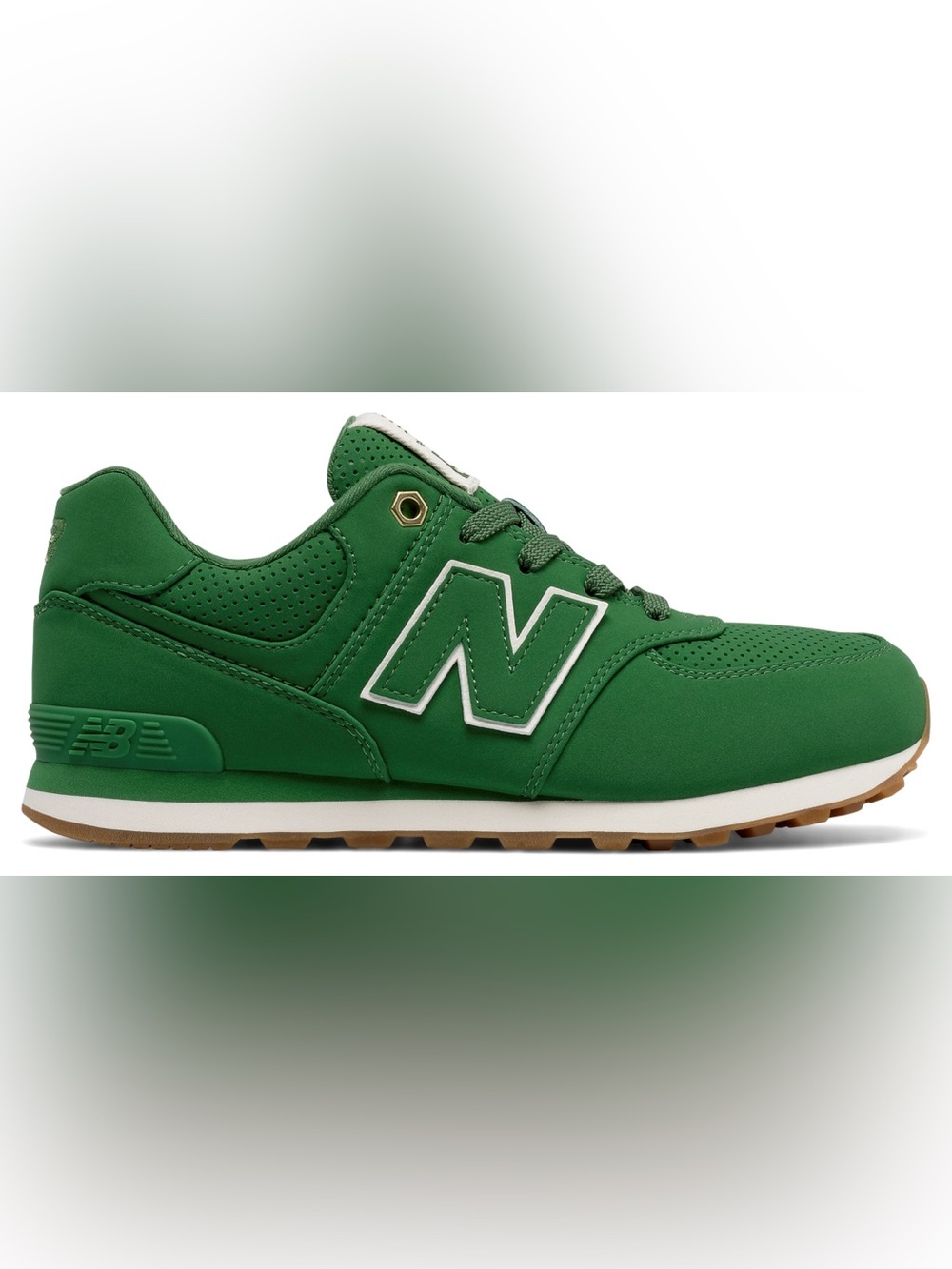 New Balance Kids Green N Logo Sneaker